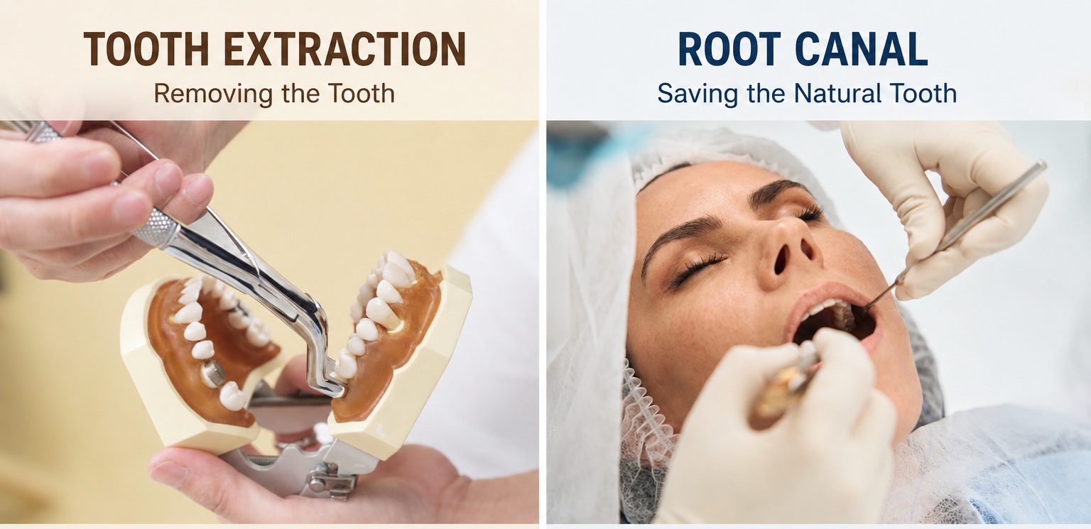 Tooth Extraction vs Root Canal